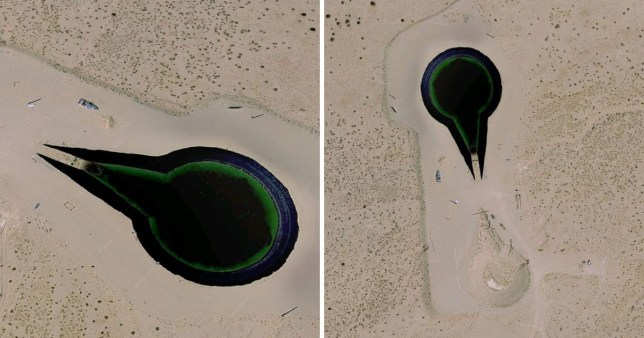 Alien hunters may be disappointed by the latest theory about mystery structure (Photo: Google Maps)