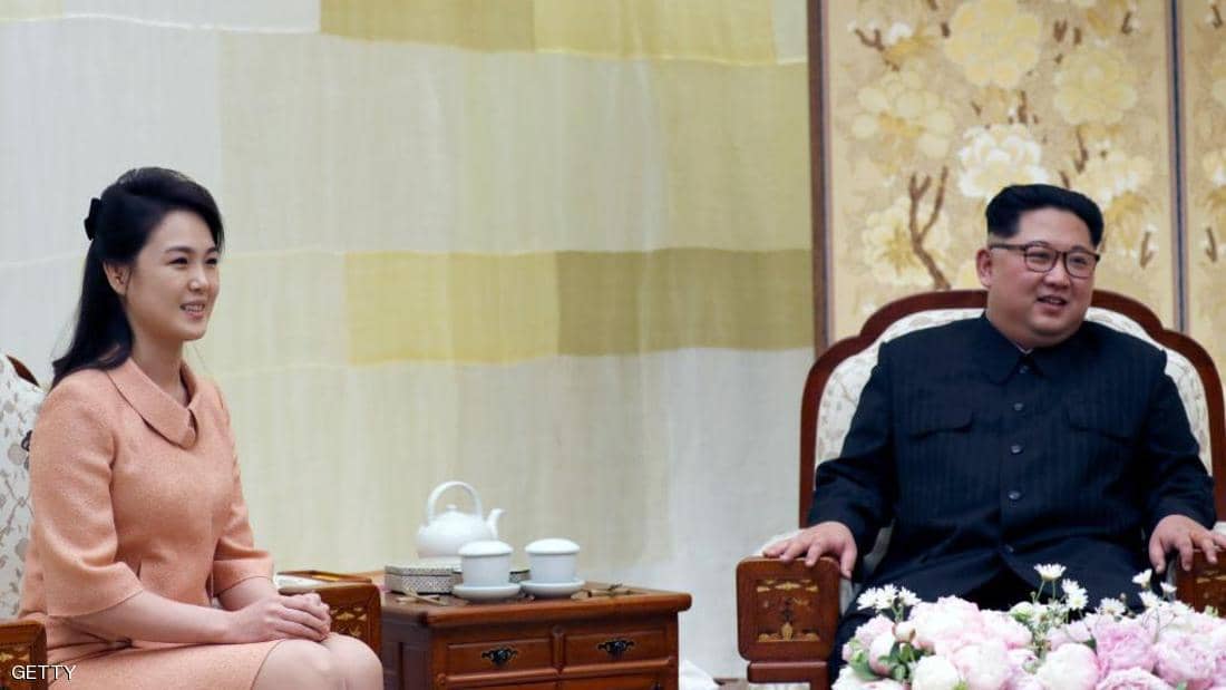 Kim Jong Un with his wife, Ri Sool Jo