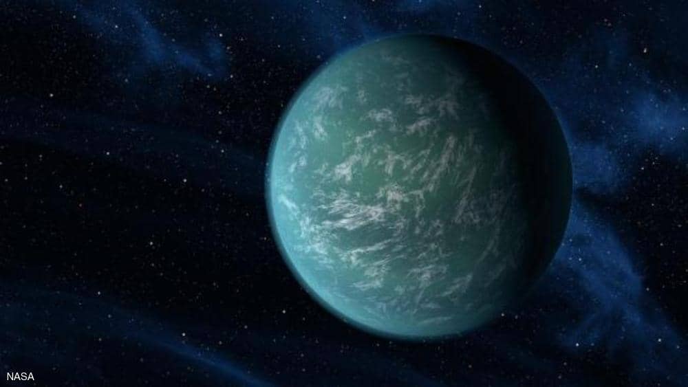 An imaginary picture of the discovered planet