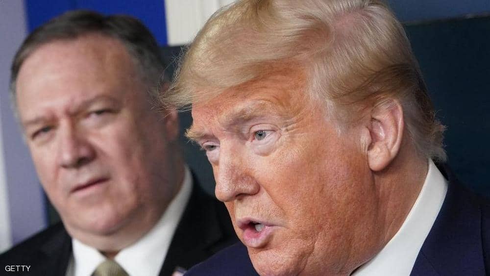 Trump and his Foreign Minister Pompeo