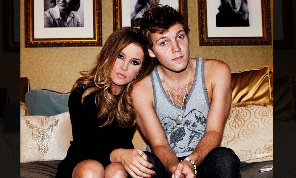 Lisa Marie Presley and her son Benjamin on August 21, 2012 Credit Lisa Marie Presley