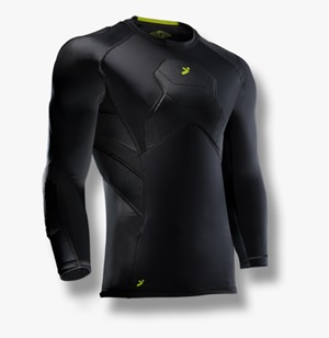 Soccer-goalkeeper Compression Style Shirt With Padded/protection ...