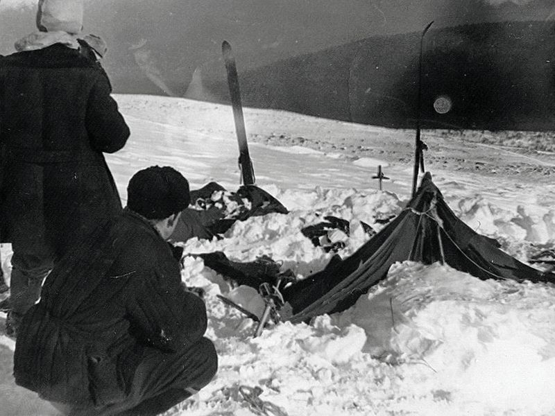 Rescuers found the Dyatlov group's abandoned tent on February 26, 1959